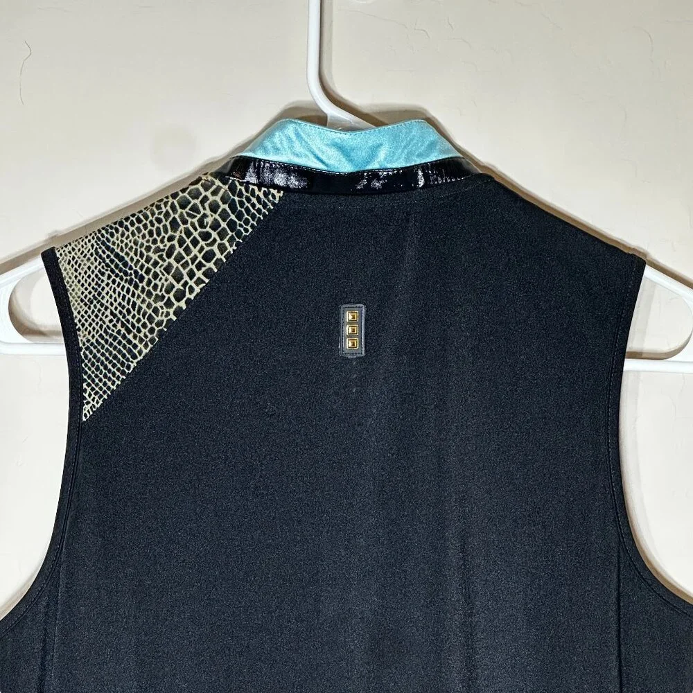 Jamie Sadock Women's Small Sleeveless Top 1/4 Zip Golf Sporty - Picture 3 of 5